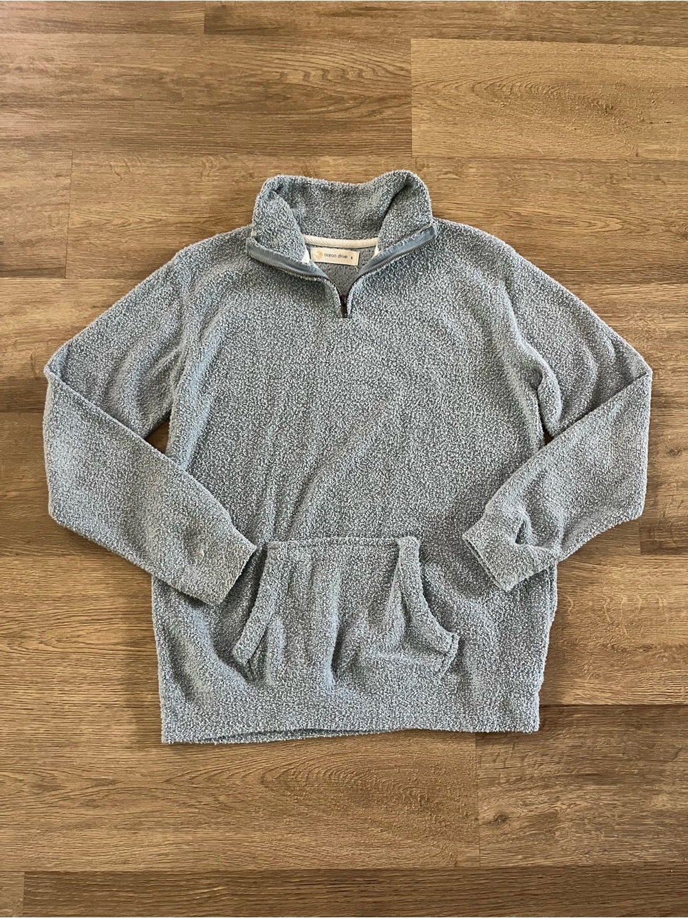 Ocean Drive Women’s Boucle Quarter Zip Sweatshirt